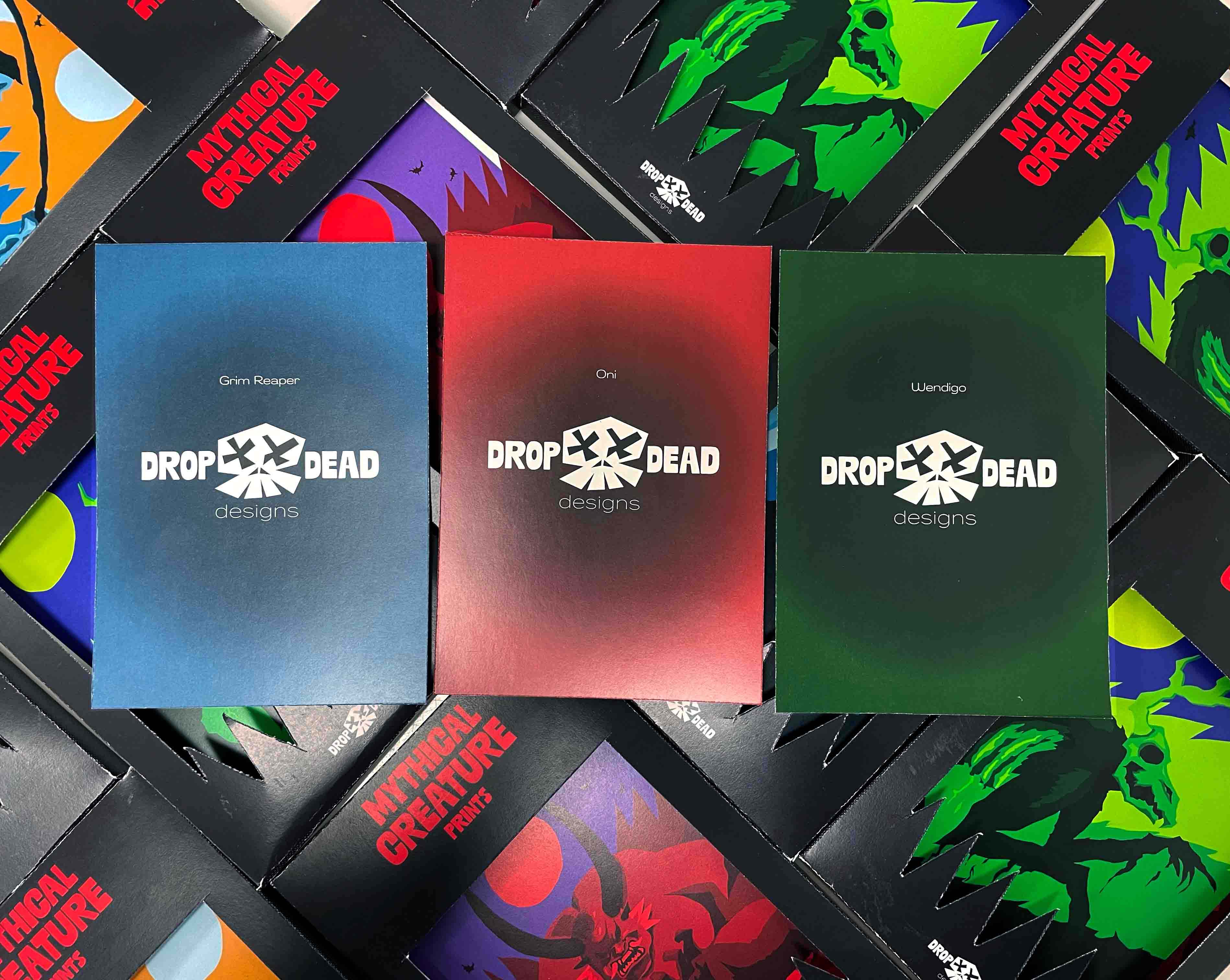 Illustrated Print Set Product Shot