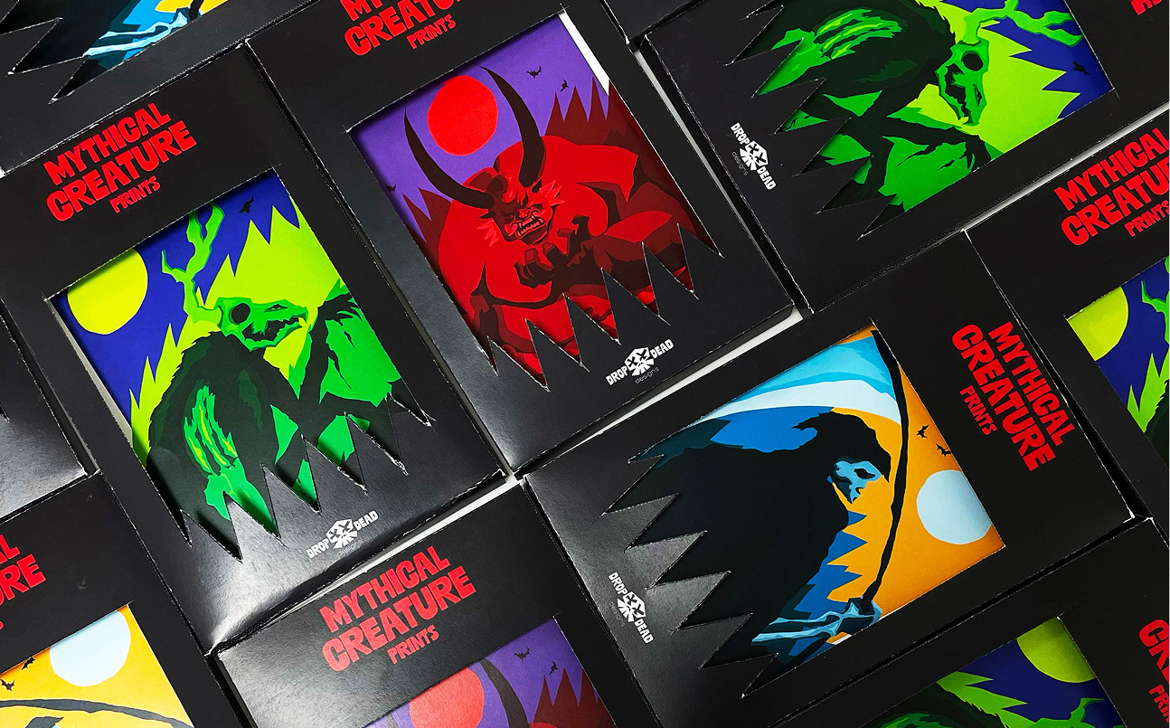 Illustrated Print Set Product Shot